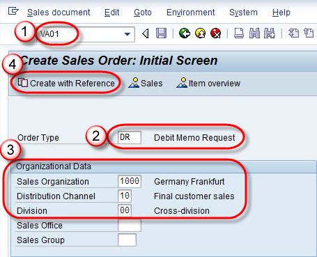 How To Create Debit Memo