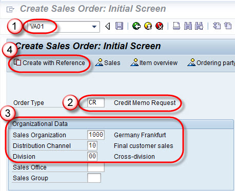 How To Create Credit Memo