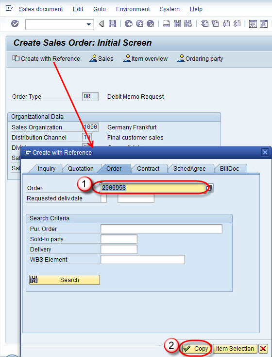 How To Create Debit Memo