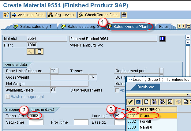 Create Material Master for Sales View