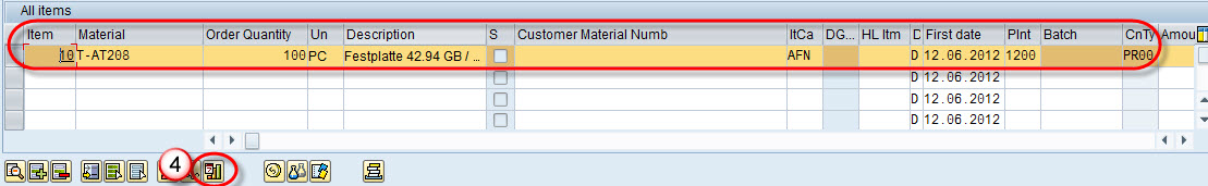 All about Sales Document (header / item / schedule )