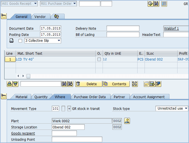 Special Stock And Special Procurement