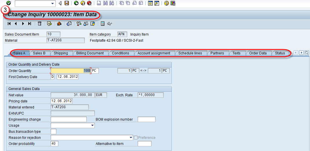 All about Sales Document (header / item / schedule )