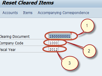 How to Reset Cleared Items in Sap