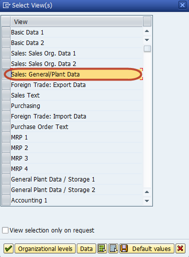 How to assign materials to profit center in SAP