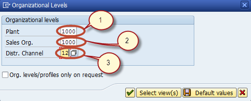 How to assign materials to profit center in SAP