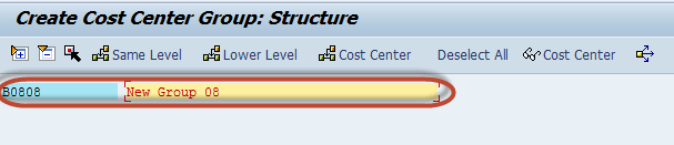 How to Create a New Cost Center