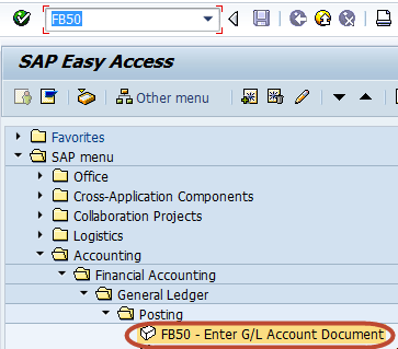 How to do Posting to Profit center in SAP