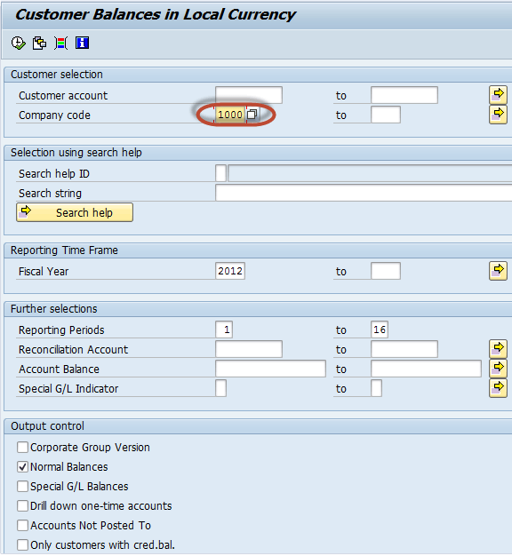 Important Reports in SAP FI