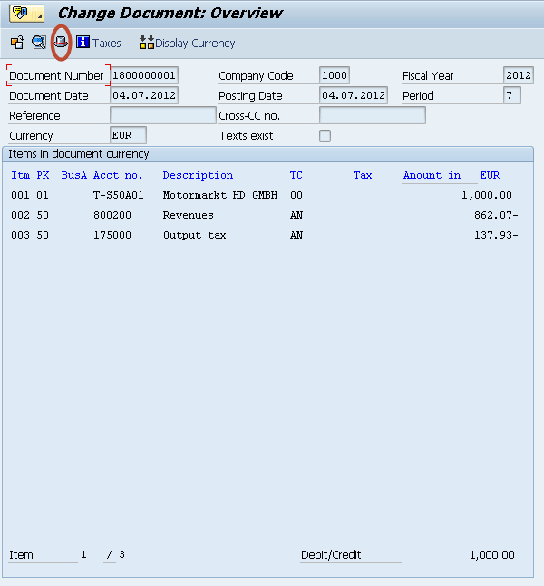How to change Customer Documents