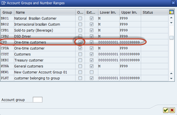 How to Create One time Customer Master