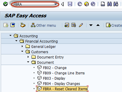 How to Reset AR Cleared Items