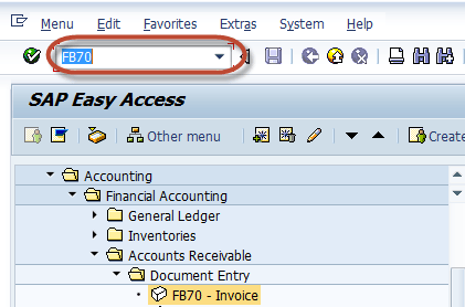 How to post a sales invoice using SAP