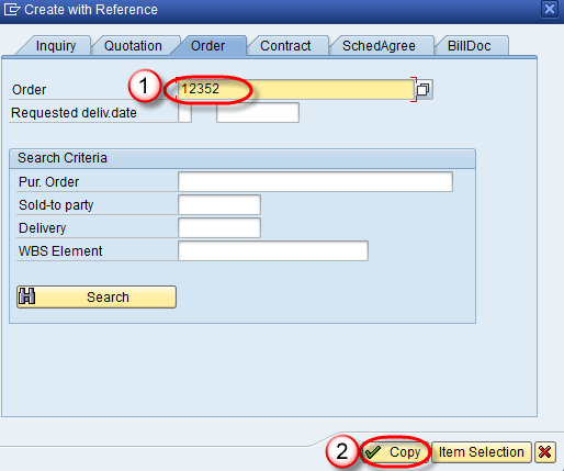 How to create returns,free of charge delivery and sub sequent delivery