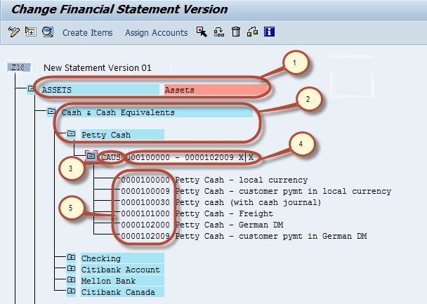 How to create Financial Statement Version (FSV)