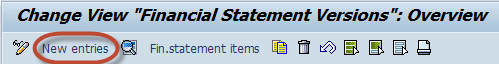 How to create Financial Statement Version (FSV)