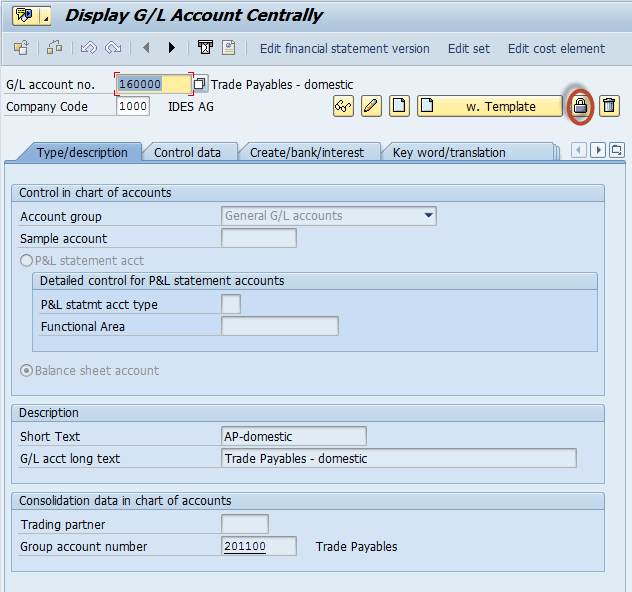 How to Block or Delete a G/L Account
