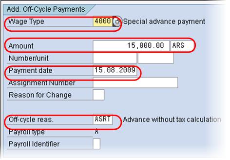 What is Off Cycle Payroll ?
