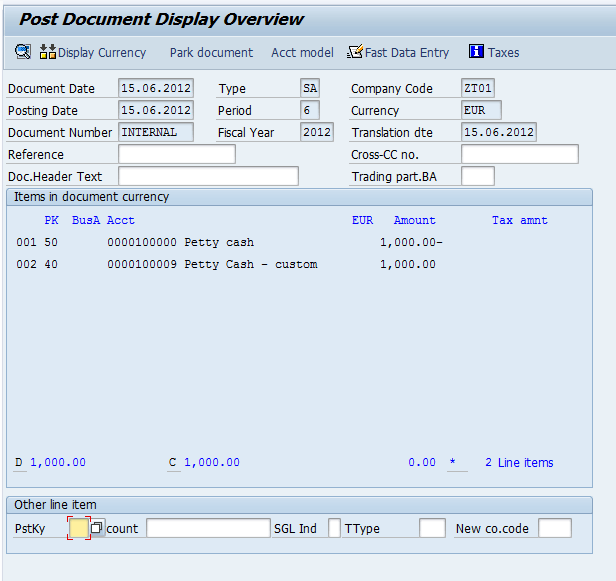 How to Post a Document with Reference in SAP