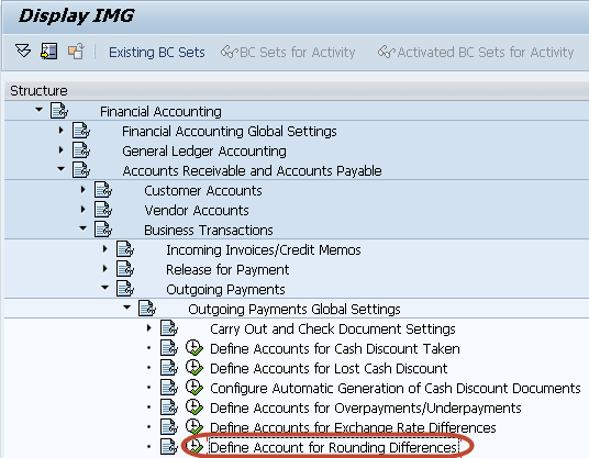 What is Posting Rounding Differences in SAP?