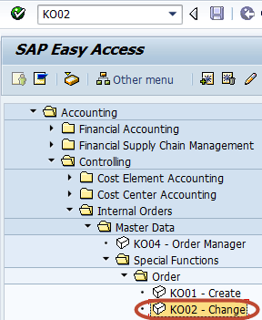 Settlement Of Internal Orders To Cost Centers