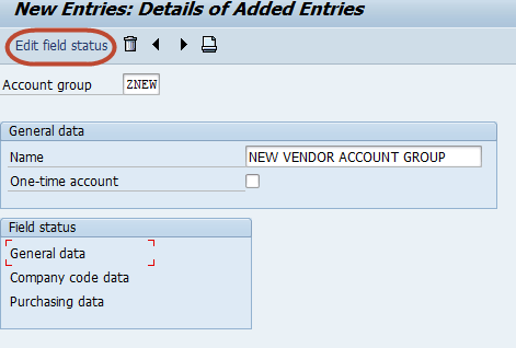 How To Create a Vendor Account Group
