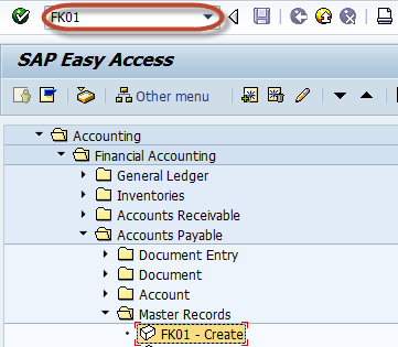 How to Create Vendor Master Data in SAP