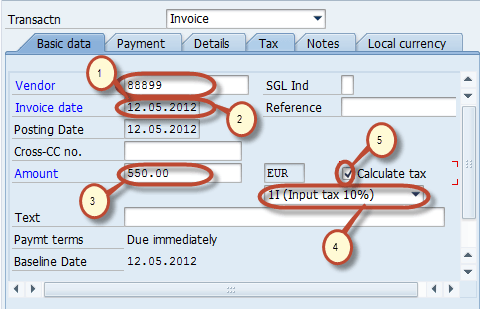 How to post a Purchase Invoice