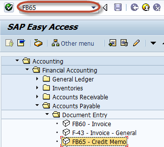 How to post a Purchase returns – Credit Memo