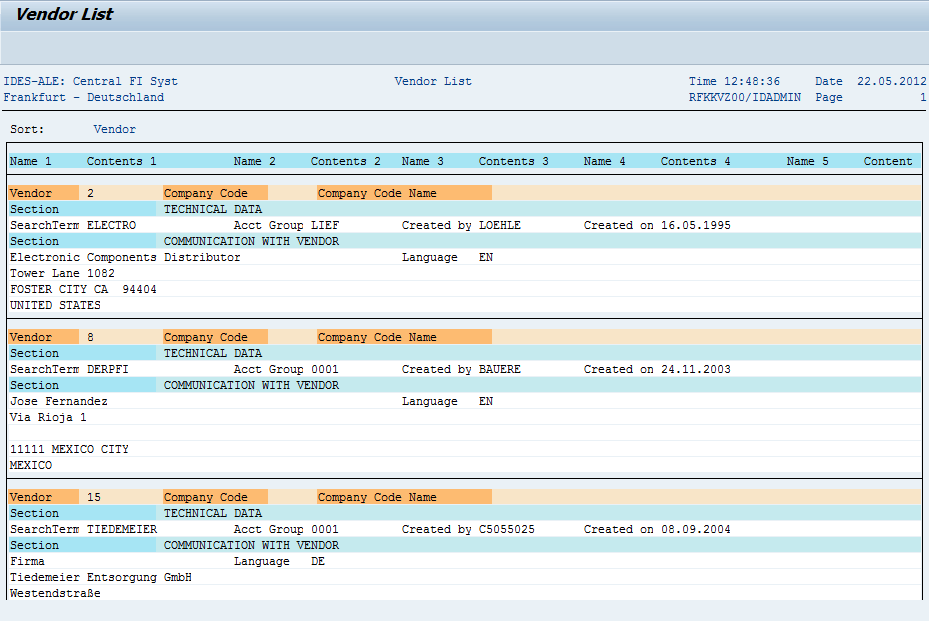 Important Reports in SAP FI
