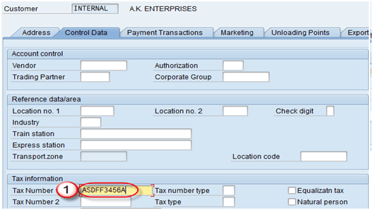 Create Customer Master By T-Code - XD01