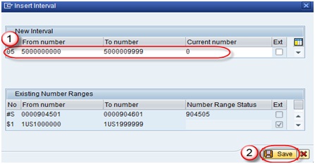Create Customer Number Range for Sales and Assign to Customer Account Groups