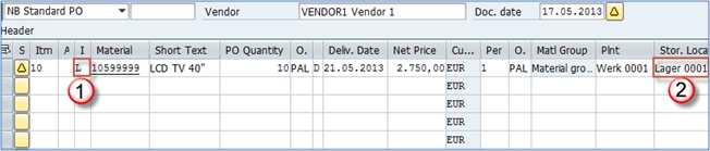 Special Stock And Special Procurement