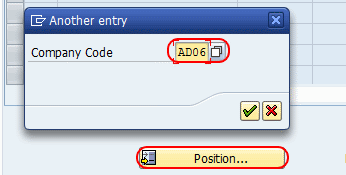 Assign company code to Rule type