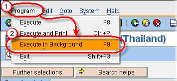 How to Execute Payroll in Background