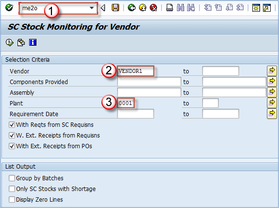 Special Stock And Special Procurement