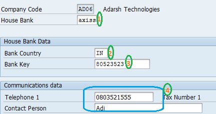 Define House Bank in SAP | House Banks overview