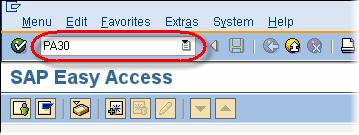 How to Display an Infotype