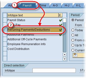 How to create an Infotype