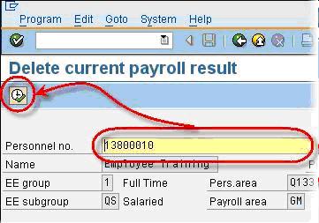 How to Delete Payroll Results