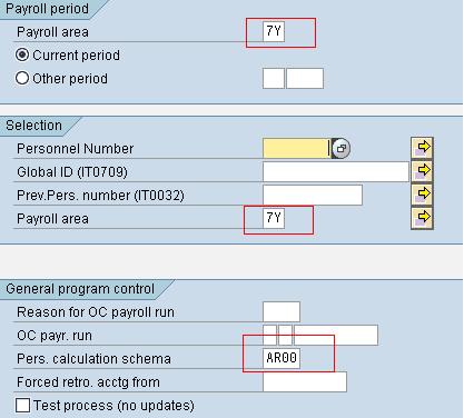 How to Execute Payroll in Background
