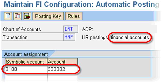 How to Map Symbolic Account to G/L Account
