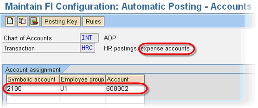 How to Map Symbolic Account to G/L Account