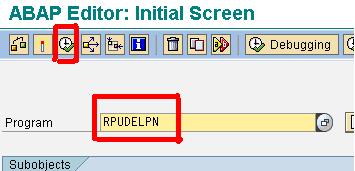 How to delete a Personnel Number in SAP