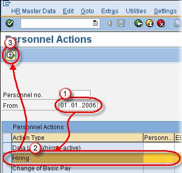 SAP Personnel Actions Tutorial