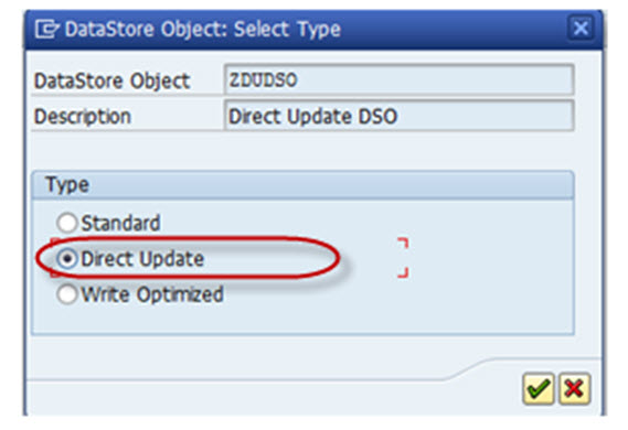 What Is Direct Update DSO? How To Create One?