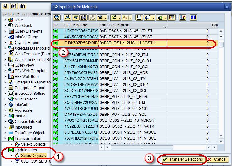 Installing BW Standard Content
