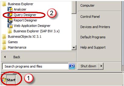 Introduction To BEX Query Designer and Query Elements