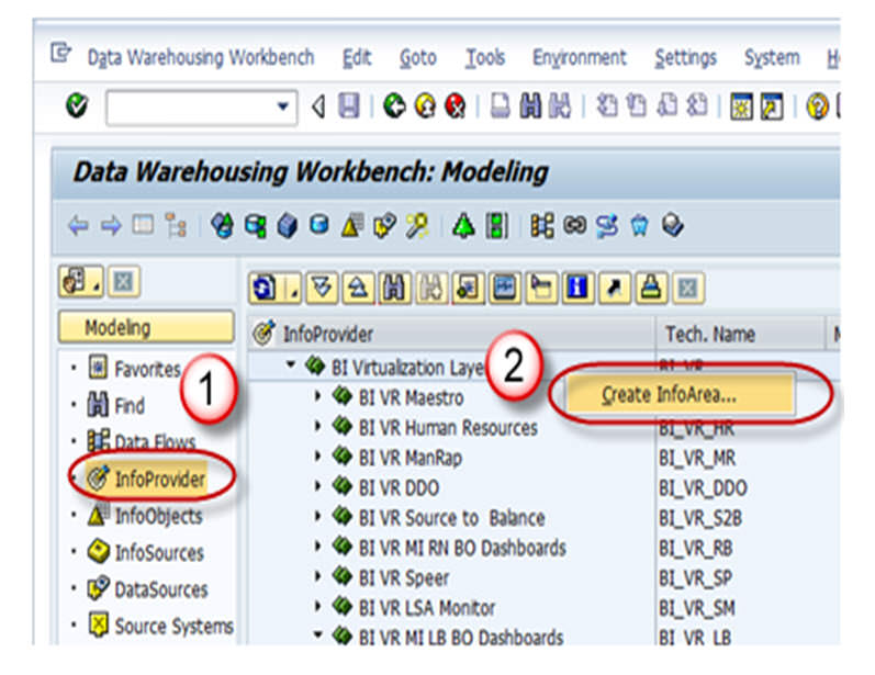 How To Create an Infoarea?
