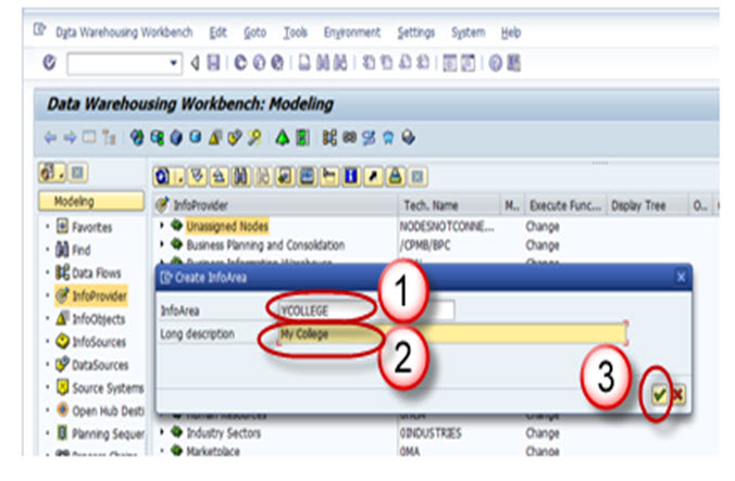 How To Create an Infoarea?